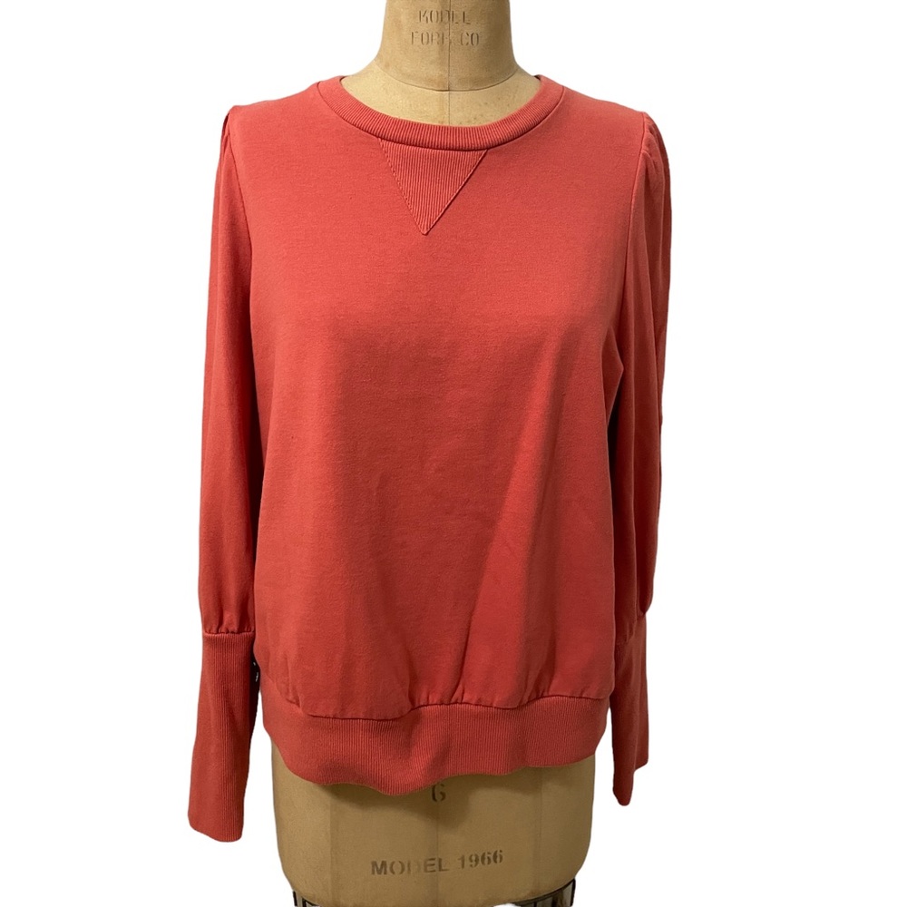 WHO WHAT WEAR orange sweatshirt